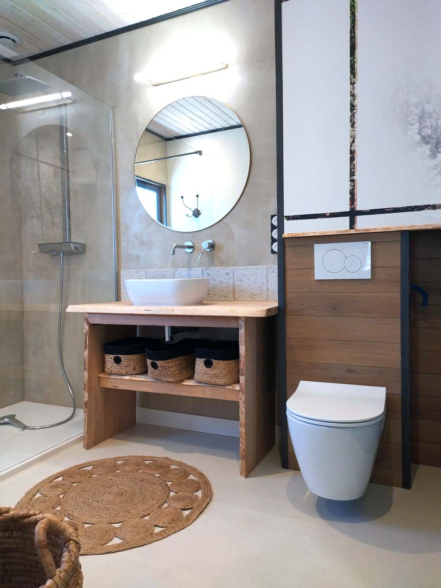 salle de bain béton ciré saint urbain